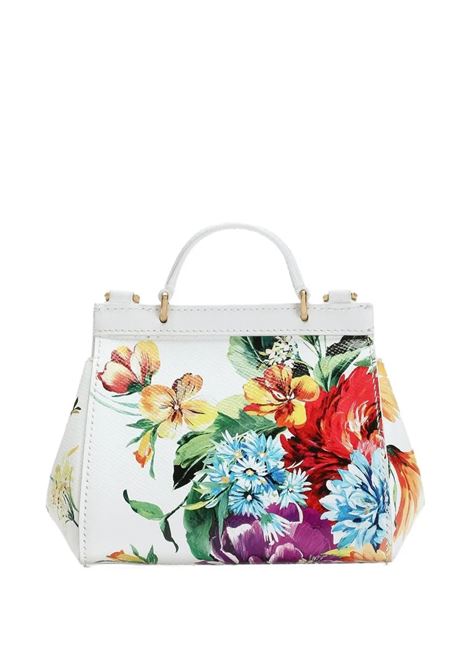 Borsa Mini Sicily Bianca Con Stampa Floreale DOLCE & GABBANA KIDS | EB0003-AB163HA5PC